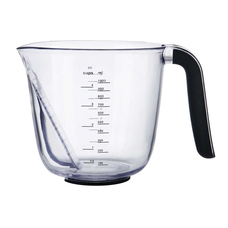 KitchenAid Set Of 3 Angled Measuring Jugs Onyx Black image number 0